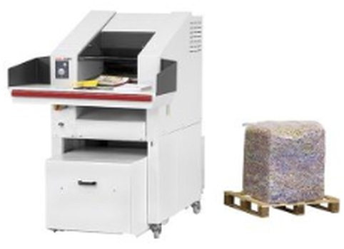 เครื่องทำลายเอกสารพร้อมอัดเศษวัสดุ Hsm sp 5080 3 9 x 40 mm